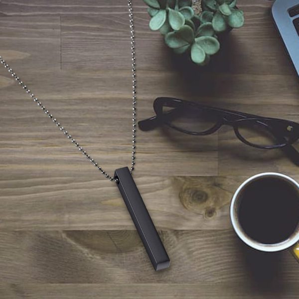 Vertical Bar Necklace Locket Chain For Boys Girls Neck Chain For Men With Locket Men`s Jeweler Pendant For Men Stylish Design