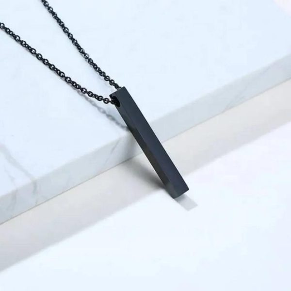 Vertical Bar Necklace Locket Chain For Boys Girls Neck Chain For Men With Locket Men`s Jeweler Pendant For Men Stylish Design